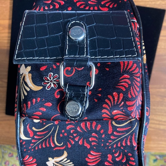 PINEDA COVALIN Vintage Otomi Hobo bag Silk&Leather with stainless steel hardware - Picture 5 of 16